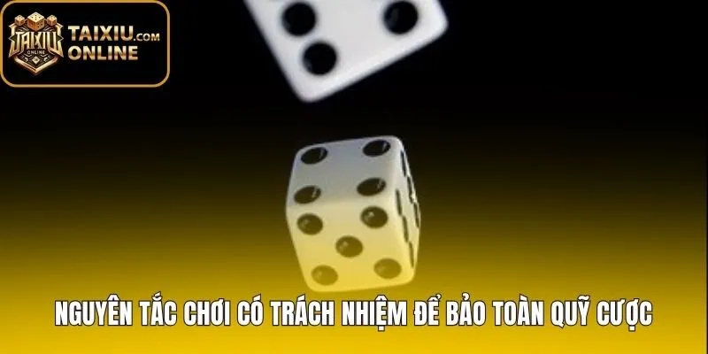 Nguyên tắc bảo toàn tiền cược cùng cách xả xui tài xỉu